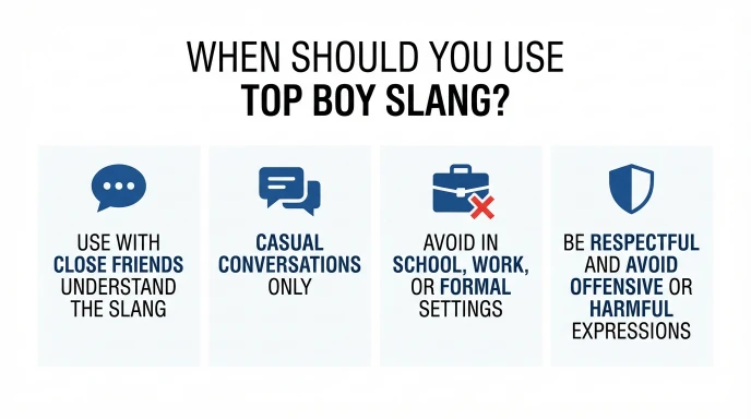 When should you use Top Boy slang?