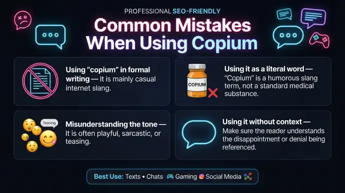 Common Mistakes When Using Copium