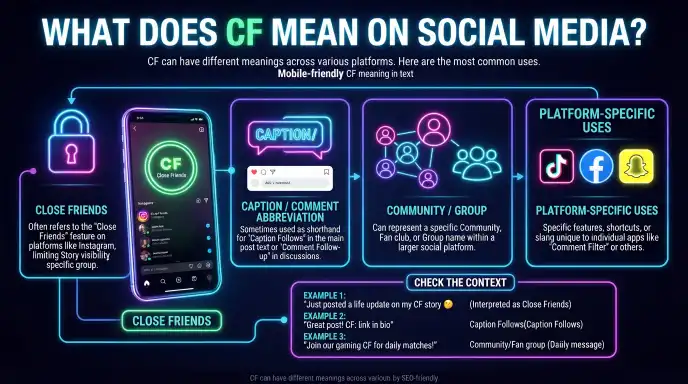 What Does CF Mean on Social Media?