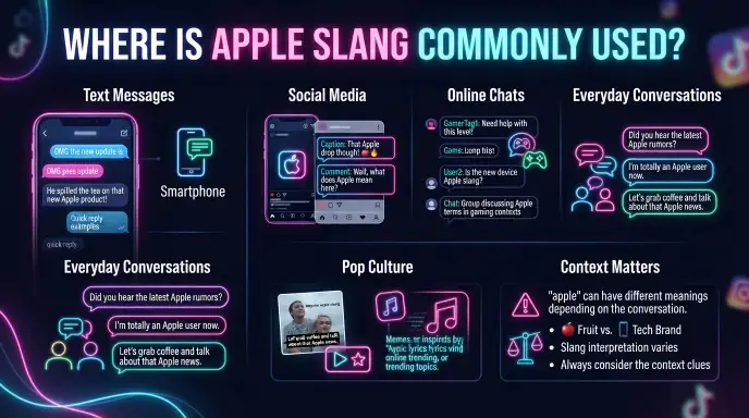 Where Is Apple Slang Commonly Used?
