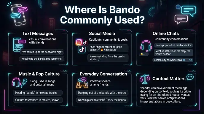 Where Is Bando Commonly Used?