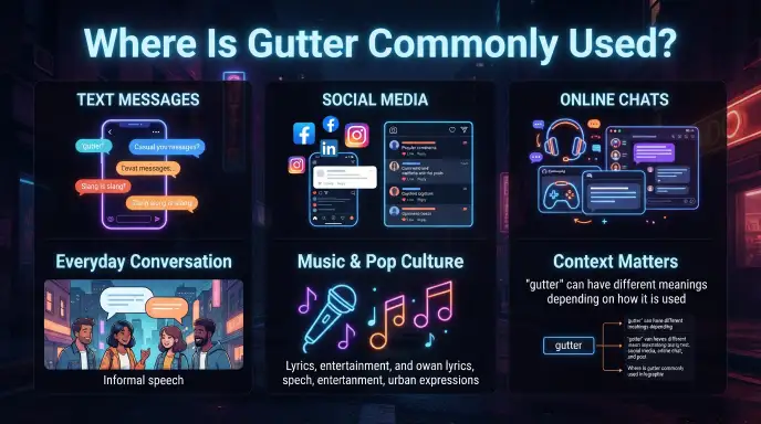 Where Is Gutter Commonly Used?