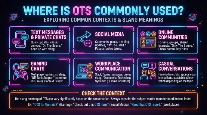 Where Is OTS Commonly Used?