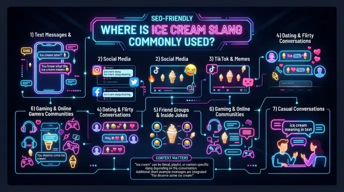 Where Is Ice Cream Slang Commonly Used?