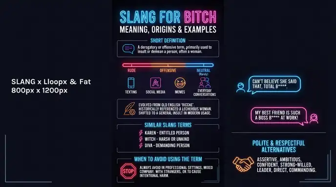 Slang for Bitch