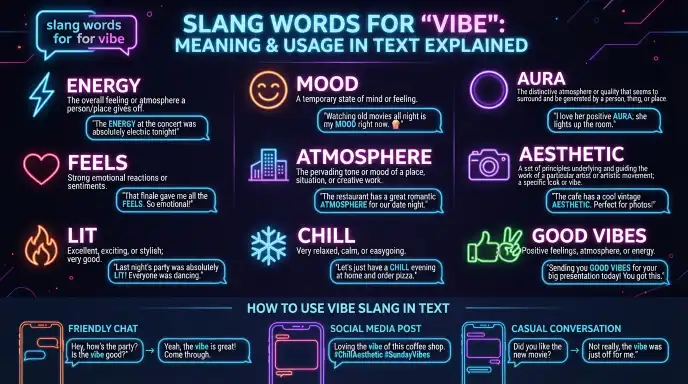 Slang Words for "Vibe"