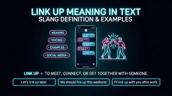 what does link up mean slang
