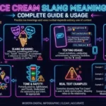 ice cream meaning slang