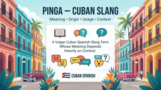 pinga cuban slang