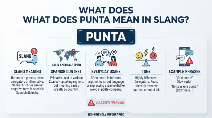 punta in english slang