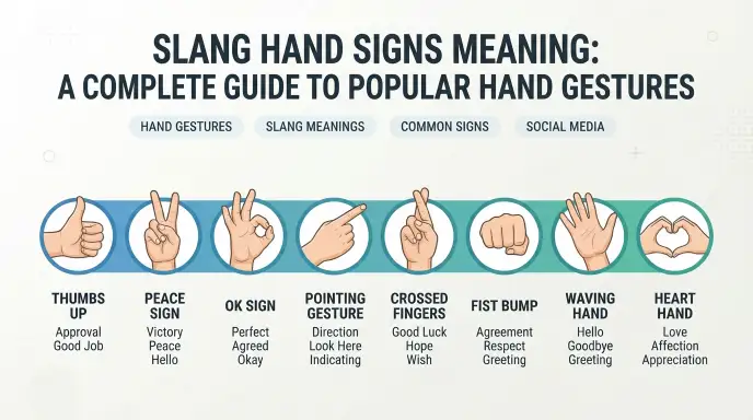 slang hand signs meaning