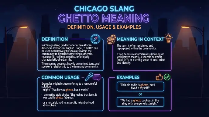 chicago slang ghetto